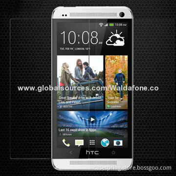 Tempered-glass screen protector for HTC ONE M7